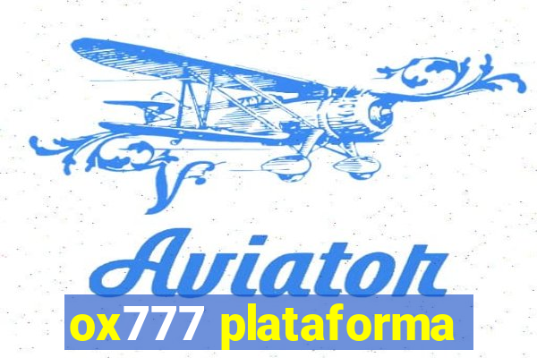 ox777 plataforma