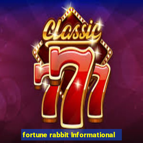 fortune rabbit Informational