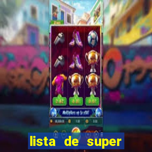 lista de super herois de a a z