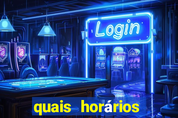 quais horários para jogar fortune tiger