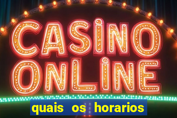 quais os horarios pagantes do fortune tiger