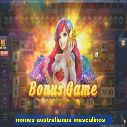 nomes australianos masculinos