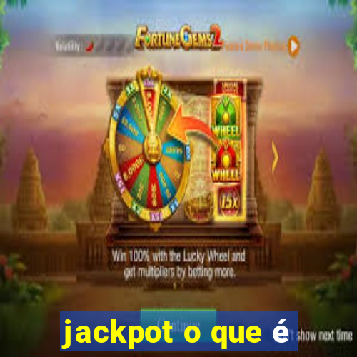 jackpot o que é