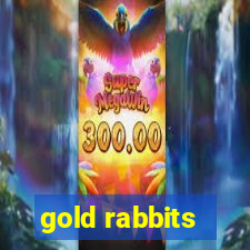 gold rabbits