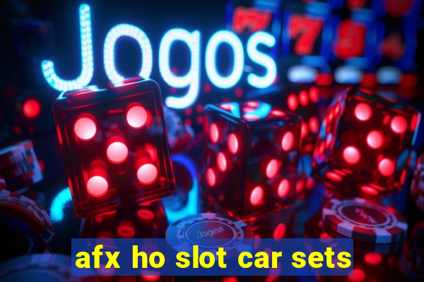 afx ho slot car sets