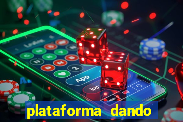 plataforma dando bonus de cadastro