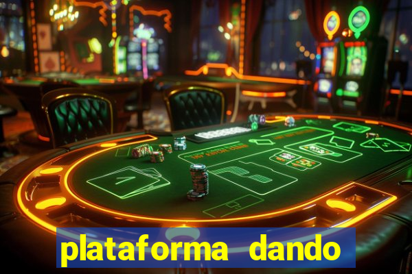 plataforma dando bonus de cadastro