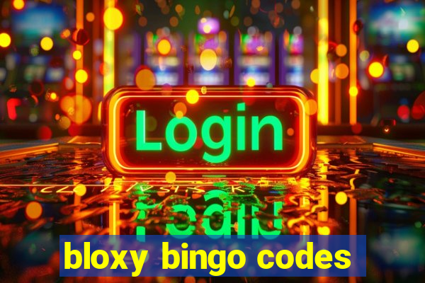 bloxy bingo codes