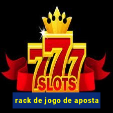 rack de jogo de aposta