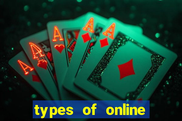 types of online casino games