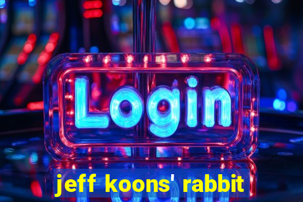 jeff koons' rabbit