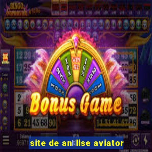 site de an谩lise aviator