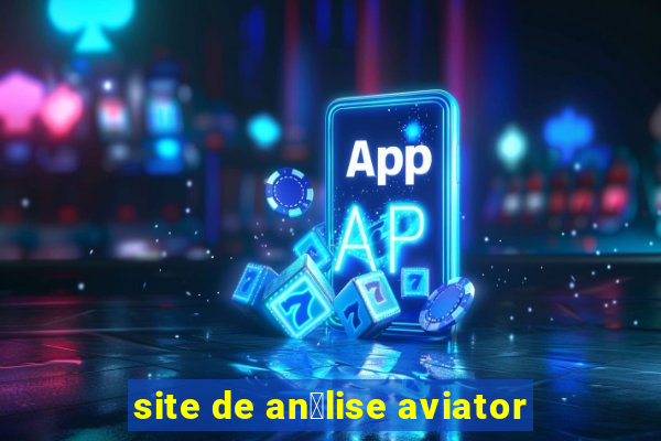 site de an谩lise aviator