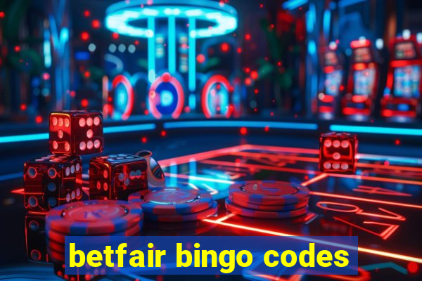 betfair bingo codes