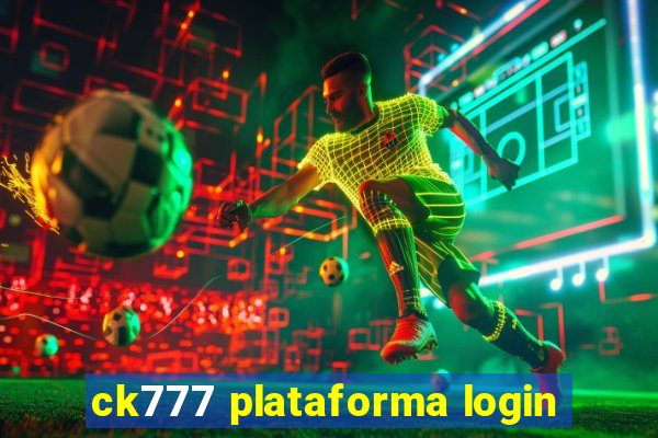 ck777 plataforma login