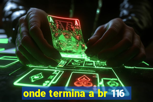 onde termina a br 116