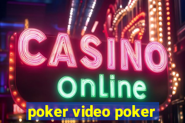 poker video poker