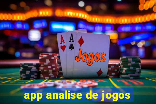 app analise de jogos