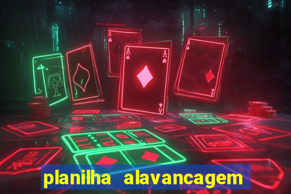 planilha alavancagem de banca