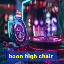 boon high chair