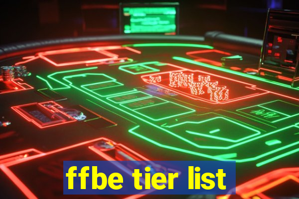 ffbe tier list