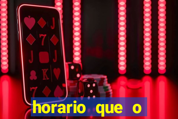 horario que o dragon fortune paga