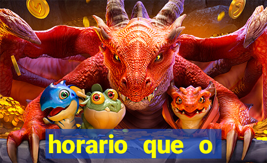 horario que o dragon fortune paga