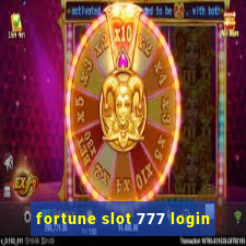 fortune slot 777 login