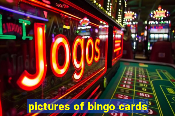 pictures of bingo cards