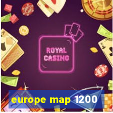 europe map 1200