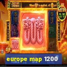 europe map 1200