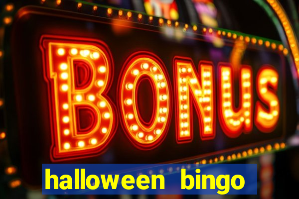 halloween bingo cards with numbers