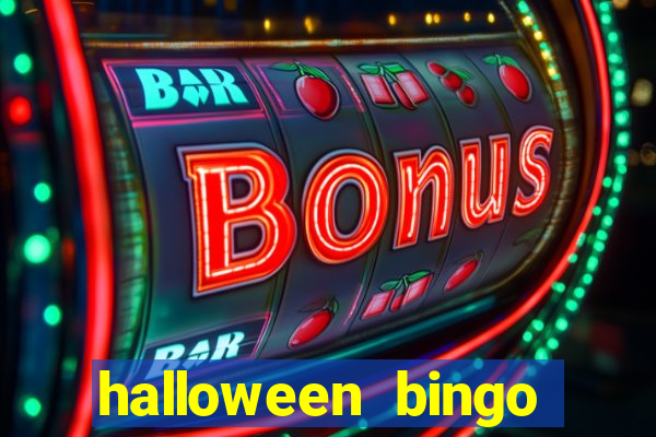 halloween bingo cards with numbers