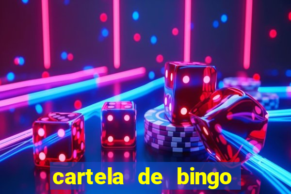 cartela de bingo de nomes para imprimir