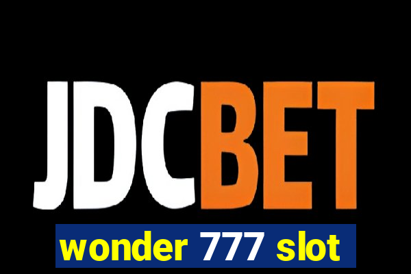 wonder 777 slot