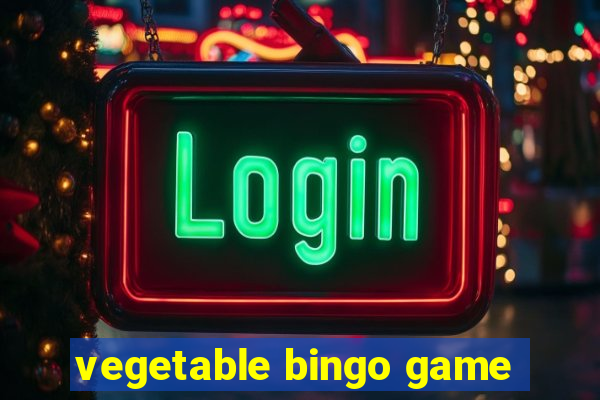 vegetable bingo game