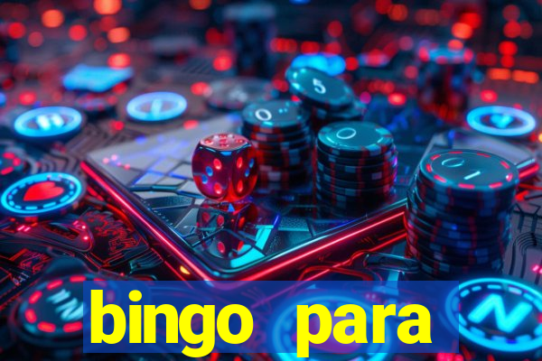 bingo para despedida de solteira para imprimir