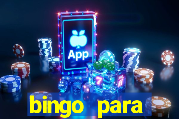 bingo para despedida de solteira para imprimir