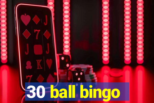 30 ball bingo