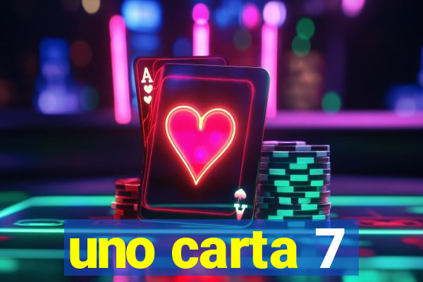 uno carta 7