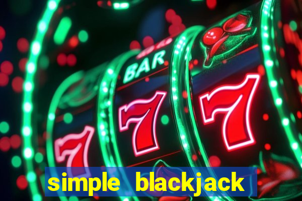 simple blackjack java code