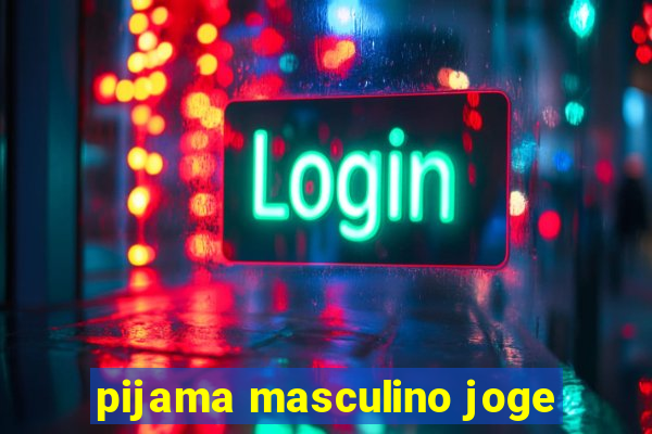 pijama masculino joge