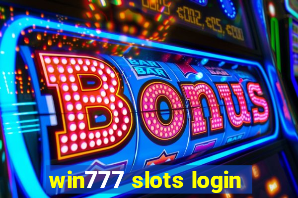 win777 slots login