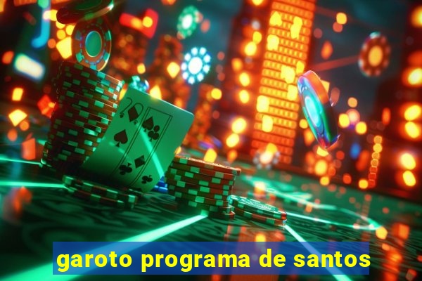 garoto programa de santos