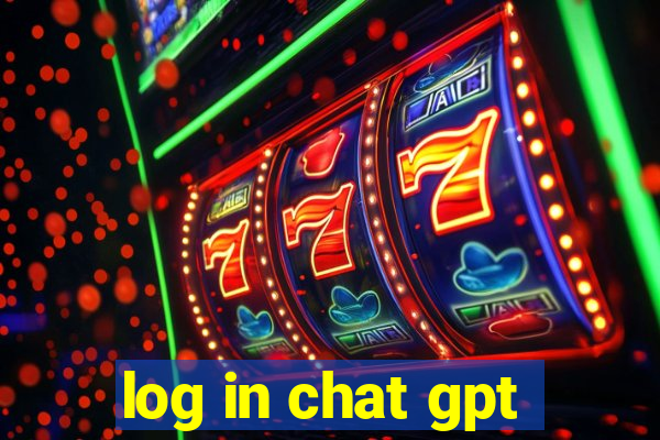 log in chat gpt