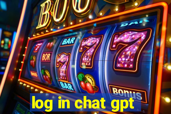 log in chat gpt