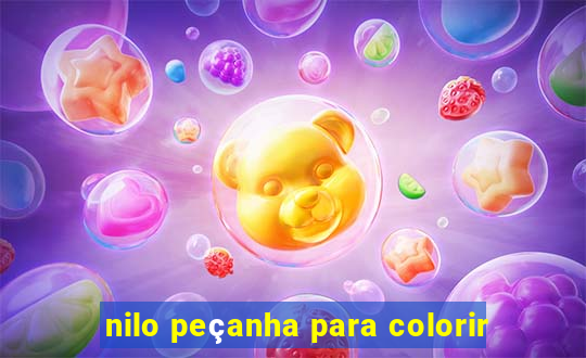 nilo peçanha para colorir