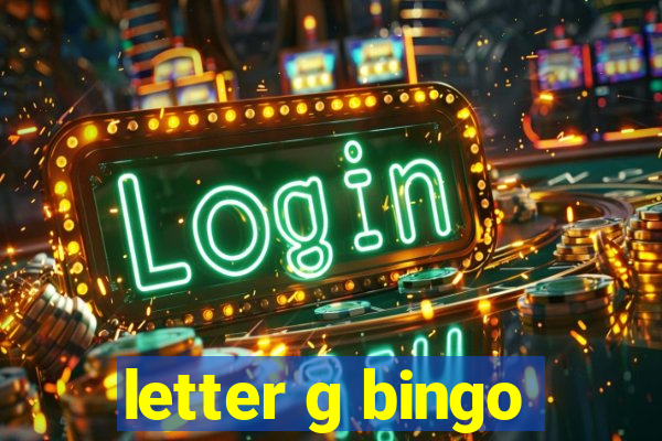 letter g bingo