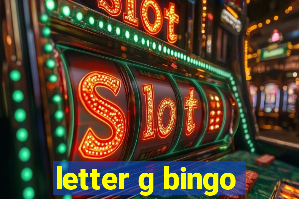 letter g bingo