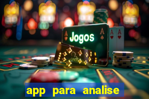 app para analise de jogos de futebol